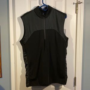 Adidas golf climastorm three-quarter zip vest